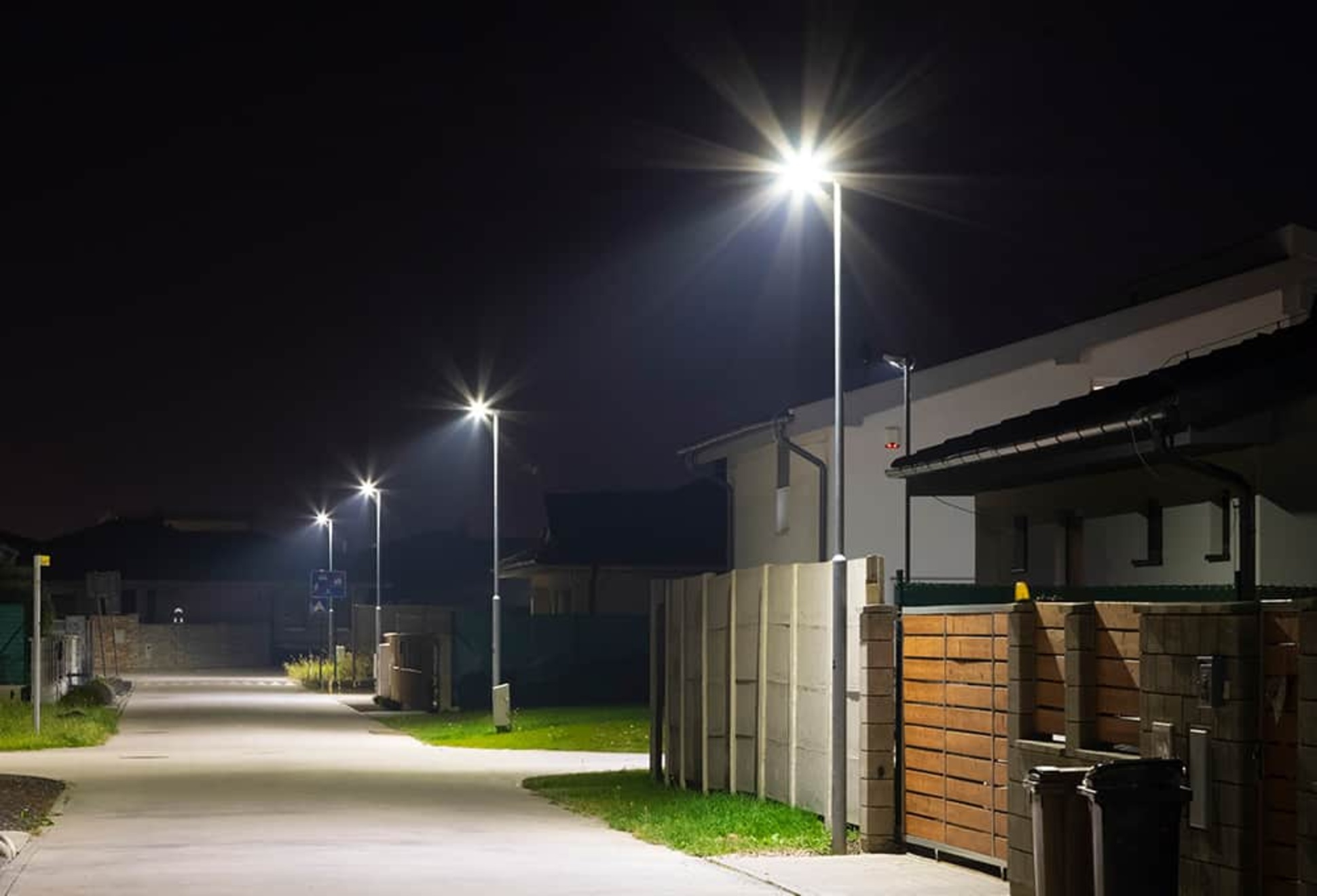 LED-Straßen­beleuchtung bei Heine Elektrotechnik GmbH in Oyten